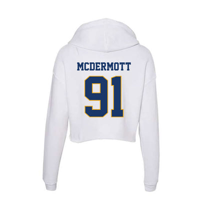 Canisius - NCAA Men's Ice Hockey : Alton Mcdermott - Women's Crop Fleece Hoodie-1