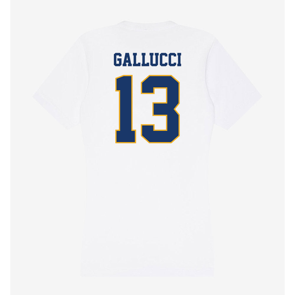 Canisius - NCAA Men's Ice Hockey : Jason Gallucci - Women's V-Neck T-Shirt-1