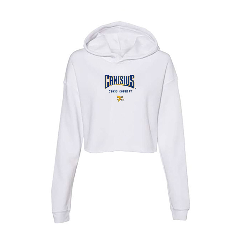 Canisius - NCAA Women's Cross Country : Cassandra Collins - Women's Crop Fleece Hoodie-0