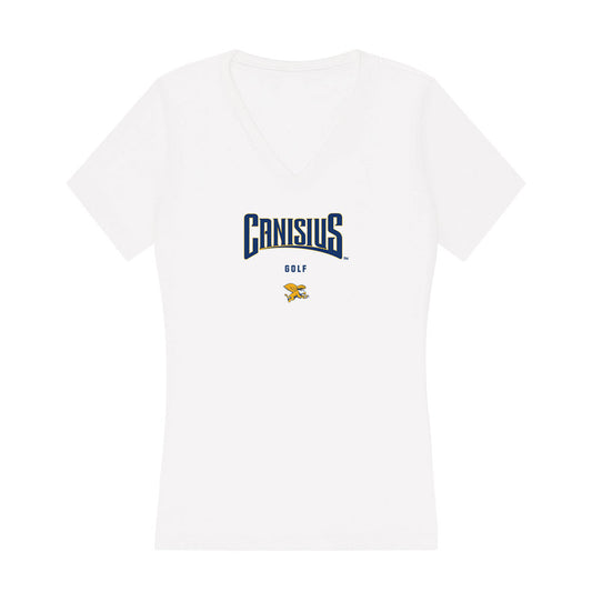 Canisius - NCAA Men's Golf : Blake Furtney - Women's V-Neck T-Shirt-0