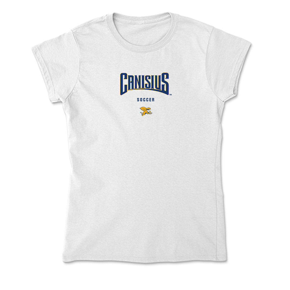 Canisius - NCAA Men's Soccer : Gabriel Leslie - Soft Style Women’s T-Shirt-0