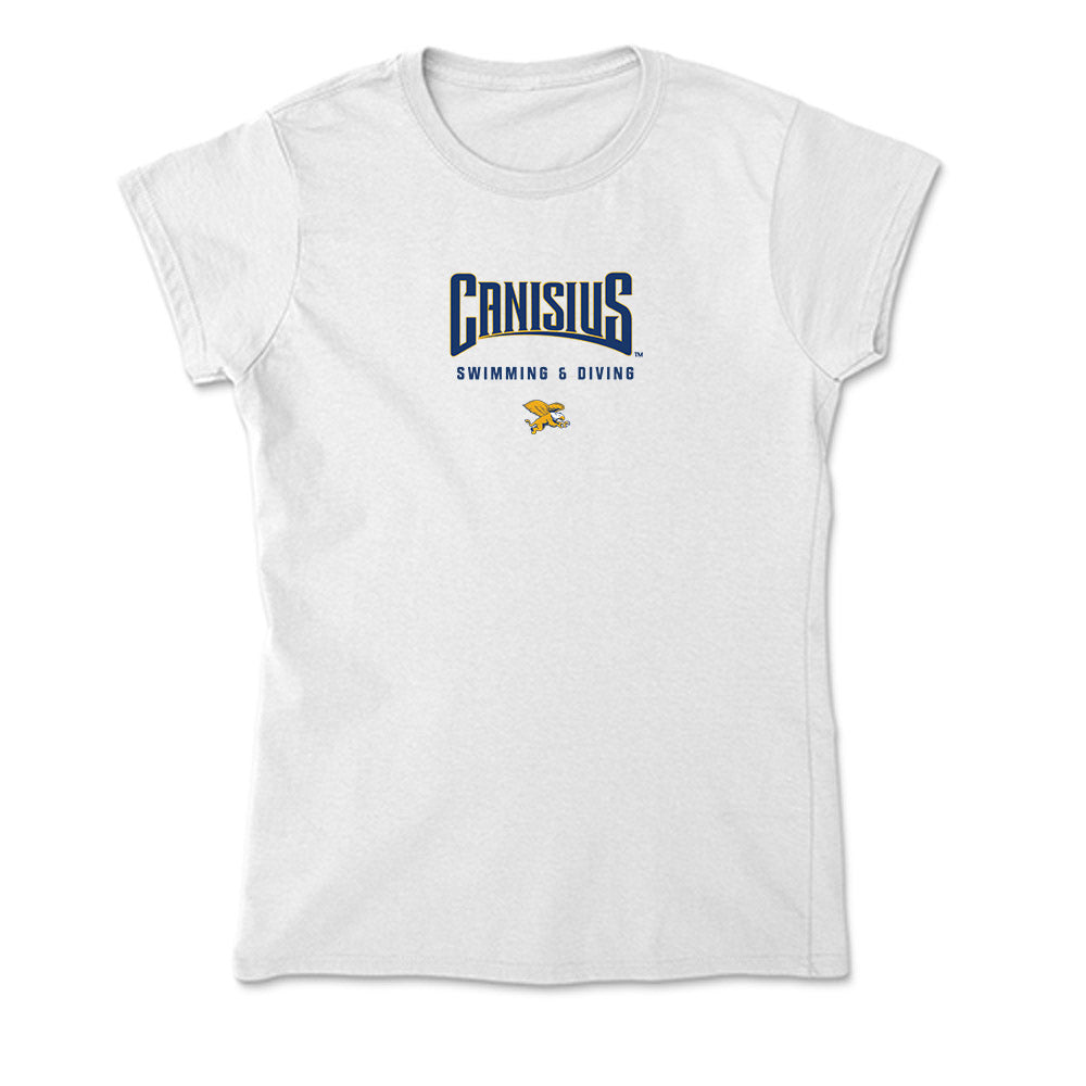 Canisius - NCAA Men's Swimming & Diving : Alex Schuler - Soft Style Women’s T-Shirt-0
