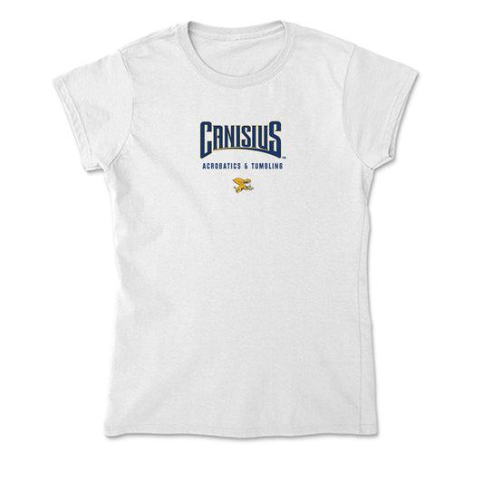 Canisius - NCAA Acrobatics & Tumbling : Madison Cord - Soft Style Women’s T-Shirt-0