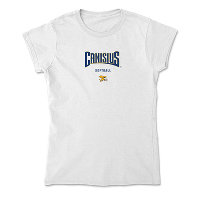 Canisius - NCAA Softball : Taylor McManus - Soft Style Women’s T-Shirt-0