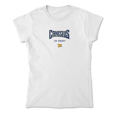 Canisius - NCAA Men's Ice Hockey : Jason Gallucci - Soft Style Women’s T-Shirt-0