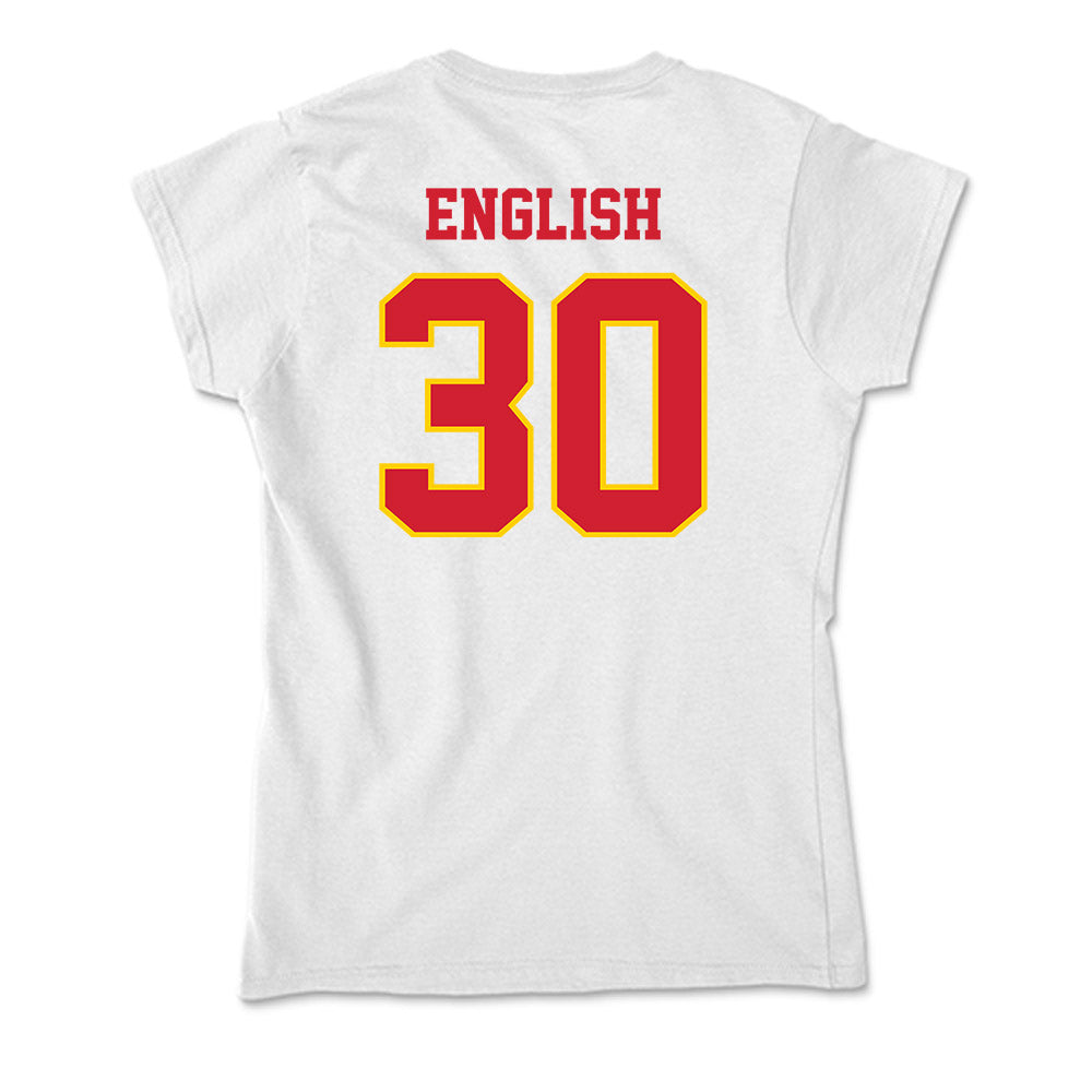 Pitt State - NCAA Men's Basketball : Mason English - Soft Style Women’s T-Shirt-1