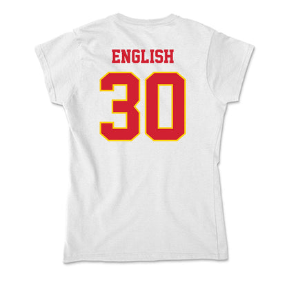 Pitt State - NCAA Men's Basketball : Mason English - Soft Style Women’s T-Shirt-1
