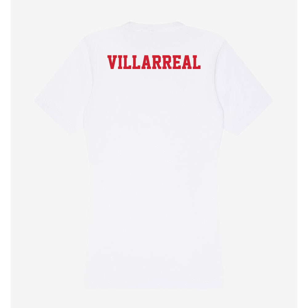 Pitt State - NCAA Football : Ethan Villarreal - Women's V-Neck T-Shirt-1