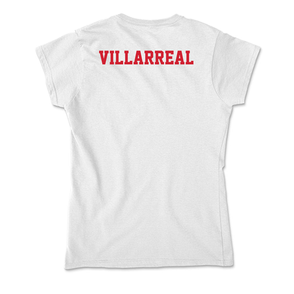 Pitt State - NCAA Football : Ethan Villarreal - Soft Style Women’s T-Shirt-1
