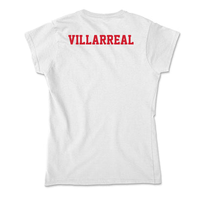 Pitt State - NCAA Football : Ethan Villarreal - Soft Style Women’s T-Shirt-1