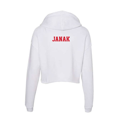 Pitt State - NCAA Men's Track & Field : Ryan Janak - Women's Crop Fleece Hoodie-1