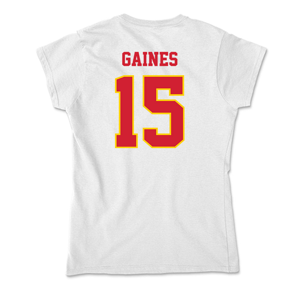 Pitt State - NCAA Football : Daijon Gaines - Soft Style Women’s T-Shirt-1