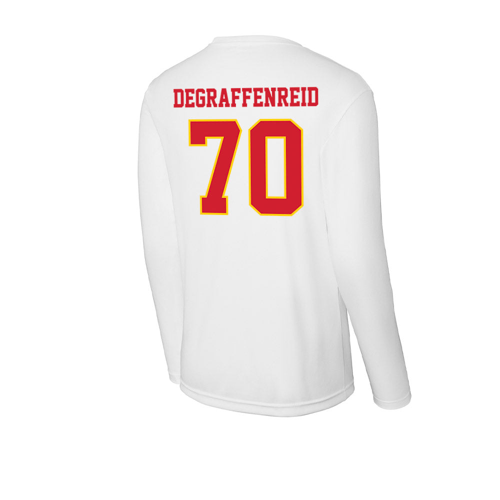 Pitt State - NCAA Football : Kaden Degraffenreid - Activewear Long Sleeve T-Shirt-1