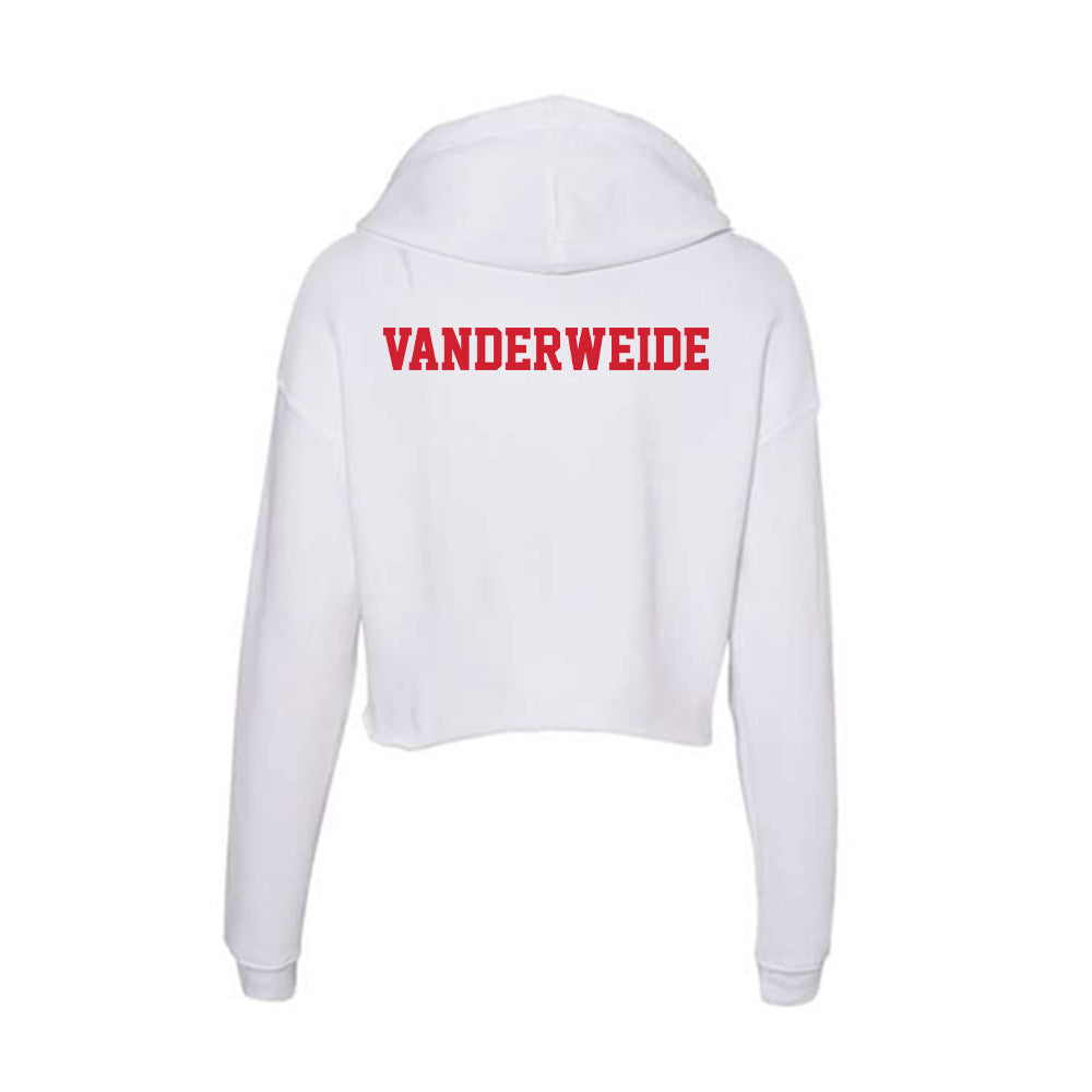 Pitt State - NCAA Women's Track & Field : Claire Vanderweide - Women's Crop Fleece Hoodie-1