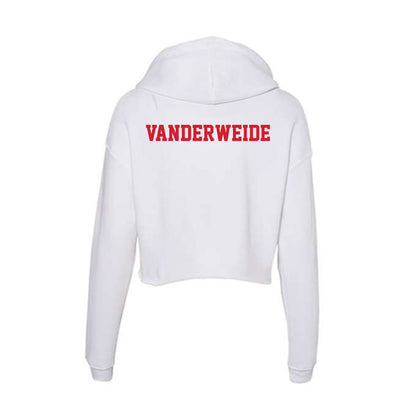 Pitt State - NCAA Women's Track & Field : Claire Vanderweide - Women's Crop Fleece Hoodie-1