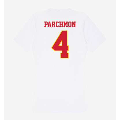 Pitt State - NCAA Football : Kuron Parchmon - Women's V-Neck T-Shirt-1