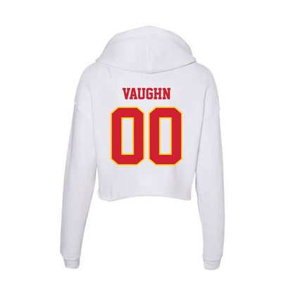 Pitt State - NCAA Football : Harrison Vaughn - Women's Crop Fleece Hooded Sweatshirt-1