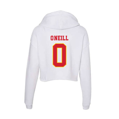 Pitt State - NCAA Women's Soccer : Jaiden O'Neill - Women's Crop Fleece Hooded Sweatshirt-1