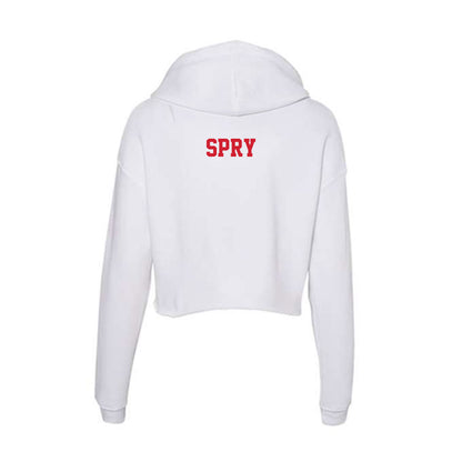 Pitt State - NCAA Football : Cole Spry - Women's Crop Fleece Hooded Sweatshirt-1