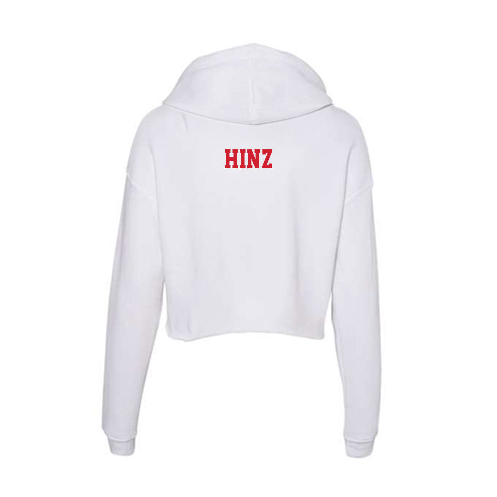Pitt State - NCAA Men's Track & Field : Brayden Hinz - Women's Crop Fleece Hoodie-1