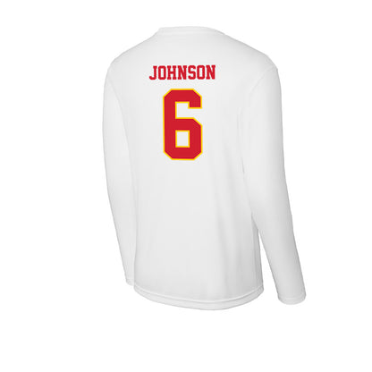 Pitt State - NCAA Football : Bryce Johnson - Activewear Long Sleeve T-Shirt-1