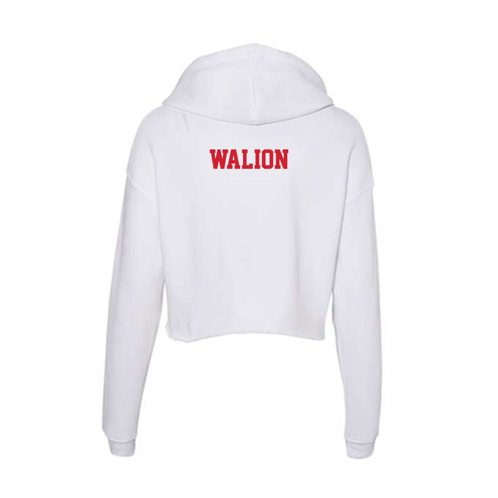 Pitt State - NCAA Women's Cross Country : Olivia Walion - Women's Crop Fleece Hoodie-1
