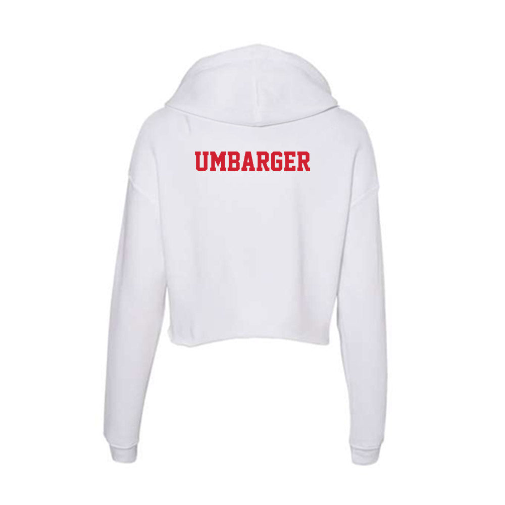 Pitt State - NCAA Women's Track & Field : Bethany Umbarger - Women's Crop Fleece Hoodie-1