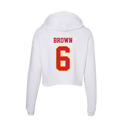 Pitt State - NCAA Softball : Allie Brown - Women's Crop Fleece Hoodie-1
