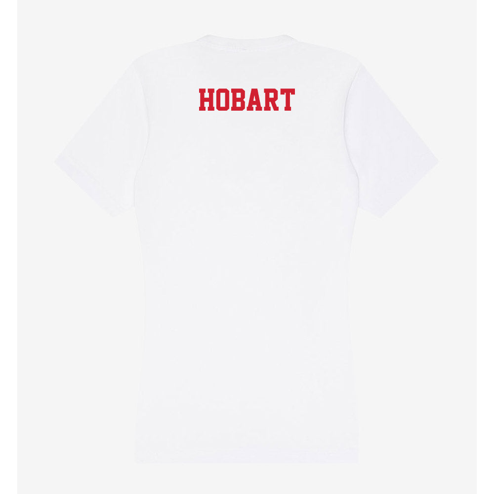 Pitt State - NCAA Men's Golf : David Hobart - Women's V-Neck T-Shirt-1