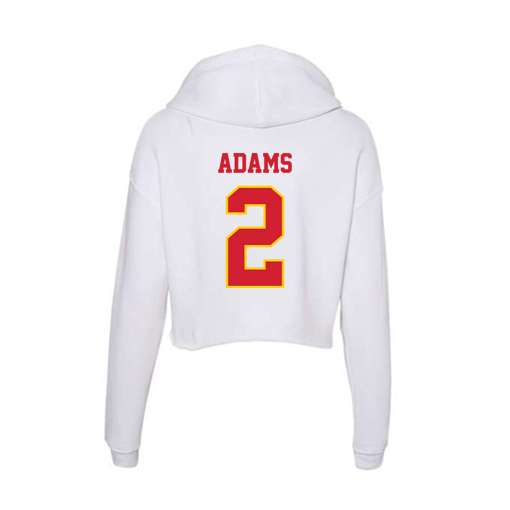 Pitt State - NCAA Women's Basketball : Marin Adams - Women's Crop Fleece Hoodie-1