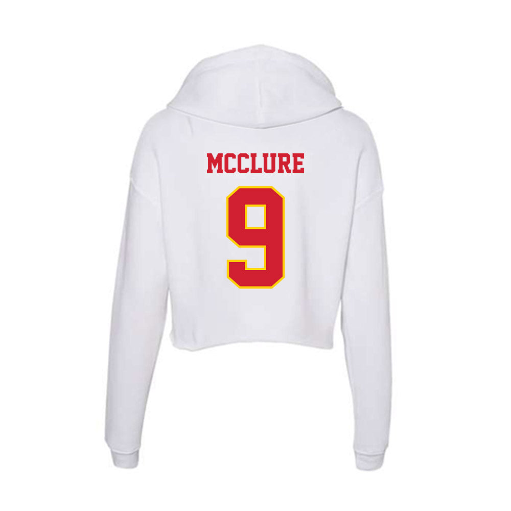 Pitt State - NCAA Baseball : Bradyn McClure - Women's Crop Fleece Hoodie-1