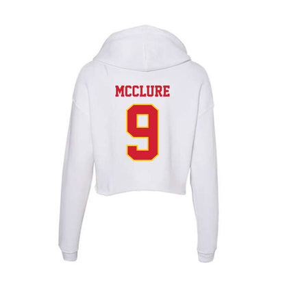 Pitt State - NCAA Baseball : Bradyn McClure - Women's Crop Fleece Hoodie-1