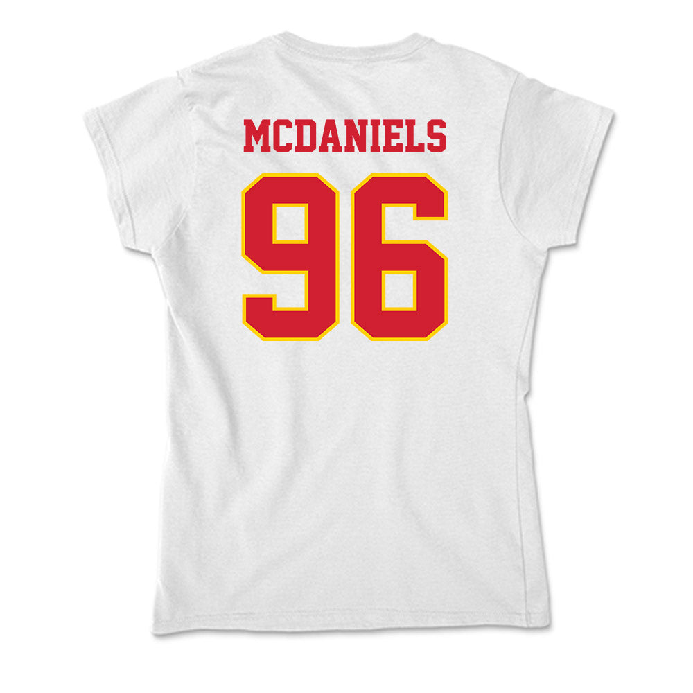Pitt State - NCAA Football : Tae Shon McDaniels - Soft Style Women’s T-Shirt-1