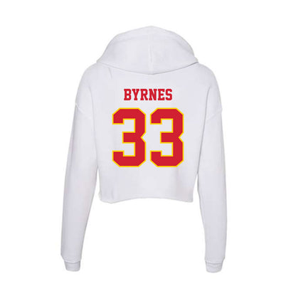Pitt State - NCAA Women's Basketball : Amanda Byrnes - Women's Crop Fleece Hoodie-1