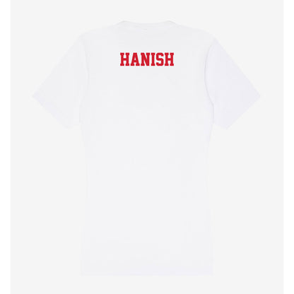 Pitt State - NCAA Football : Marcus Hanish - Women's V-Neck T-Shirt-1