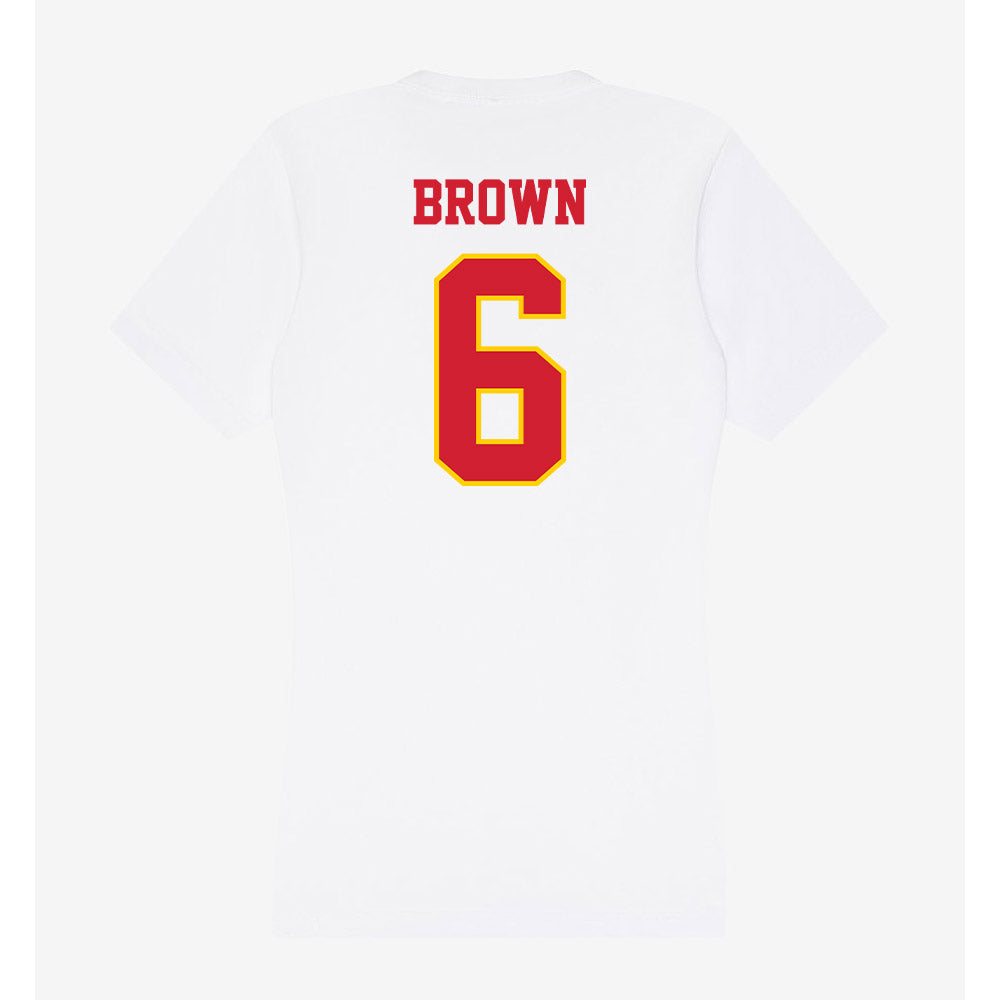 Pitt State - NCAA Softball : Allie Brown - Women's V-Neck T-Shirt-1