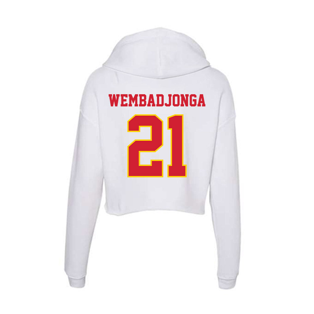 Pitt State - NCAA Women's Basketball : Marie WEMBADJONGA - Women's Crop Fleece Hoodie-1