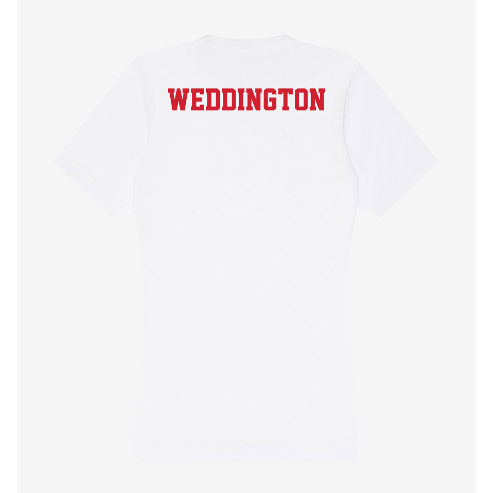 Pitt State - NCAA Men's Track & Field : Griouard Weddington - Women's V-Neck T-Shirt-1