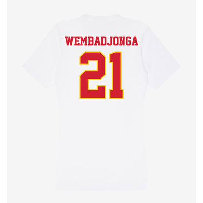Pitt State - NCAA Women's Basketball : Marie WEMBADJONGA - Women's V-Neck T-Shirt-1