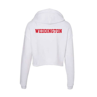 Pitt State - NCAA Men's Track & Field : Griouard Weddington - Women's Crop Fleece Hoodie-1