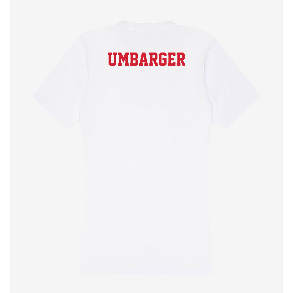Pitt State - NCAA Women's Track & Field : Bethany Umbarger - Women's V-Neck T-Shirt-1