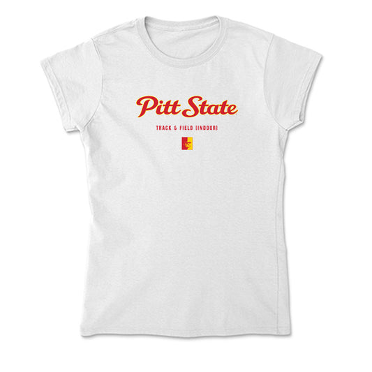 Pitt State - NCAA Women's Track & Field : Bethany Umbarger - Soft Style Women’s T-Shirt-0