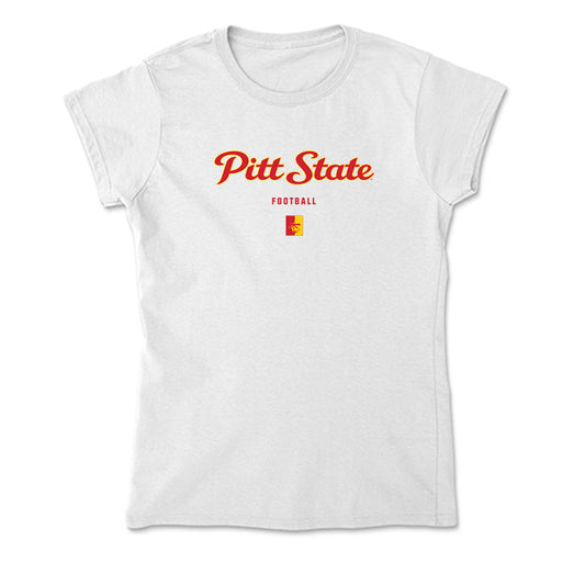 Pitt State - NCAA Football : Harrison Vaughn - Soft Style Women’s T-Shirt-0