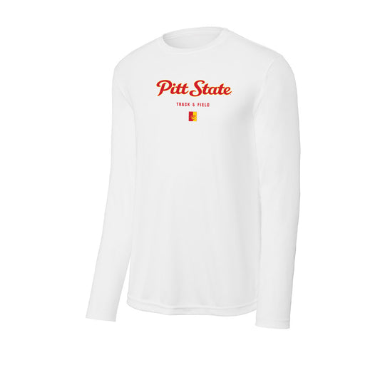 Pitt State - NCAA Men's Track & Field : Brayden Hinz - Activewear Long Sleeve T-Shirt-0