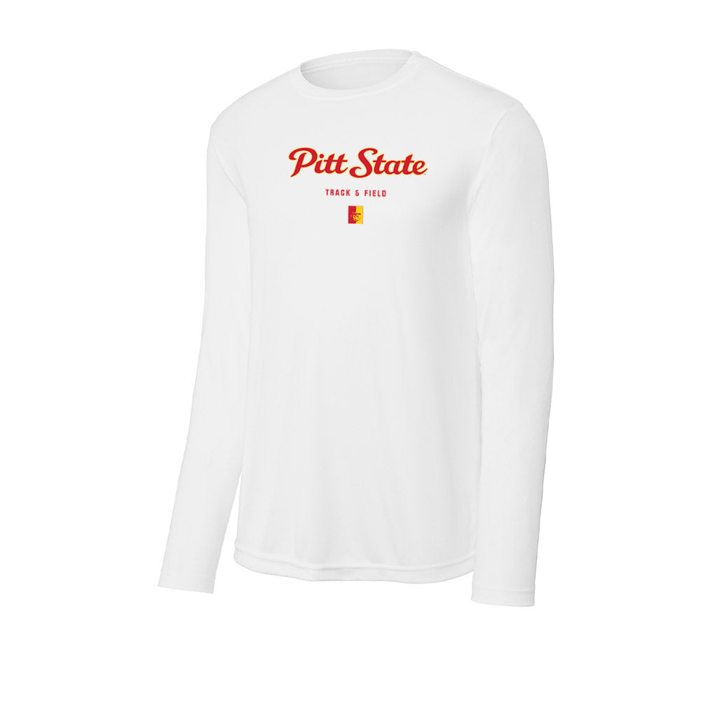 Pitt State - NCAA Women's Track & Field : Madison Williams - Activewear Long Sleeve T-Shirt-0