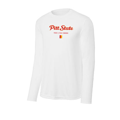 Pitt State - NCAA Women's Track & Field : Bethany Umbarger - Activewear Long Sleeve T-Shirt-0