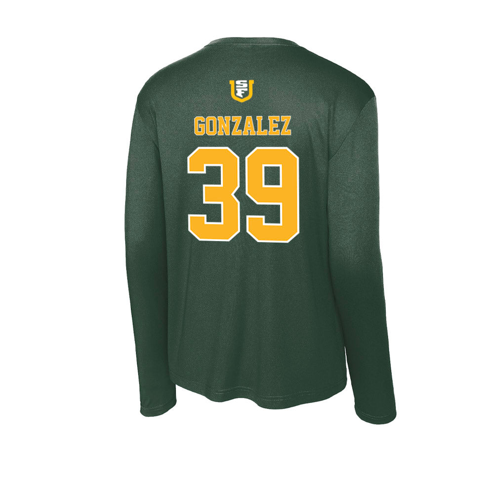 USFCA - NCAA Baseball : Alan Gonzalez - Activewear Long Sleeve T-Shirt-1