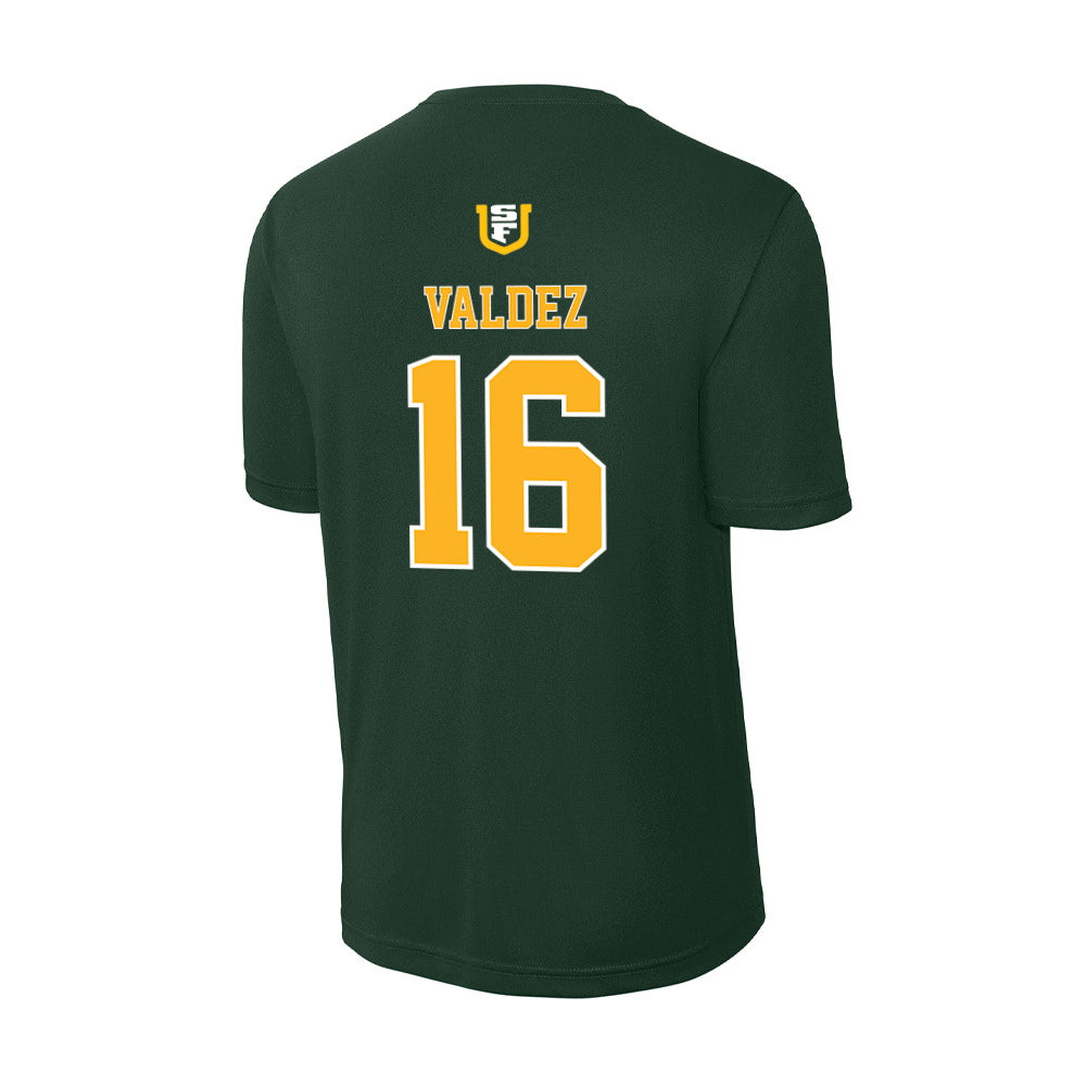 USFCA - NCAA Baseball : Adrian Valdez - Activewear T-Shirt-1