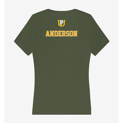 USFCA - NCAA Men's Golf : Theo Anderson - Women's V-Neck T-Shirt-1