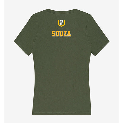 USFCA - NCAA Men's Cross Country : Dylan Souza - Women's V-Neck T-Shirt-1